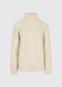 Somers Women’s roll-neck sweater - Cream
