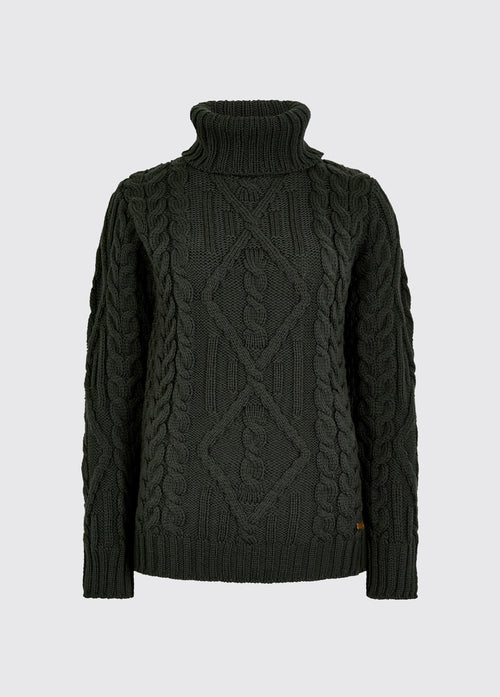 Somers Women’s roll-neck sweater - Olive