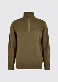 Spillane Men's Zip Neck Knit - Kelp