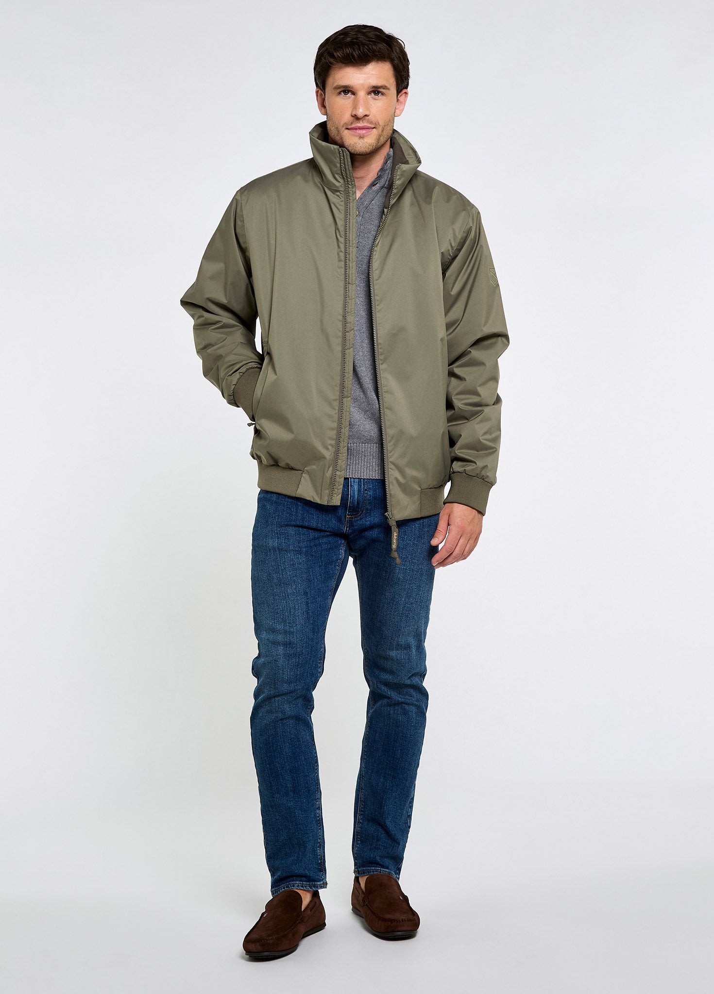 ジャケット・アウター RAINMAKER 22aw DETACHABLE COLLAR BLOUSON Starboard Men's Waterproof Blouson Jacket- Kelp