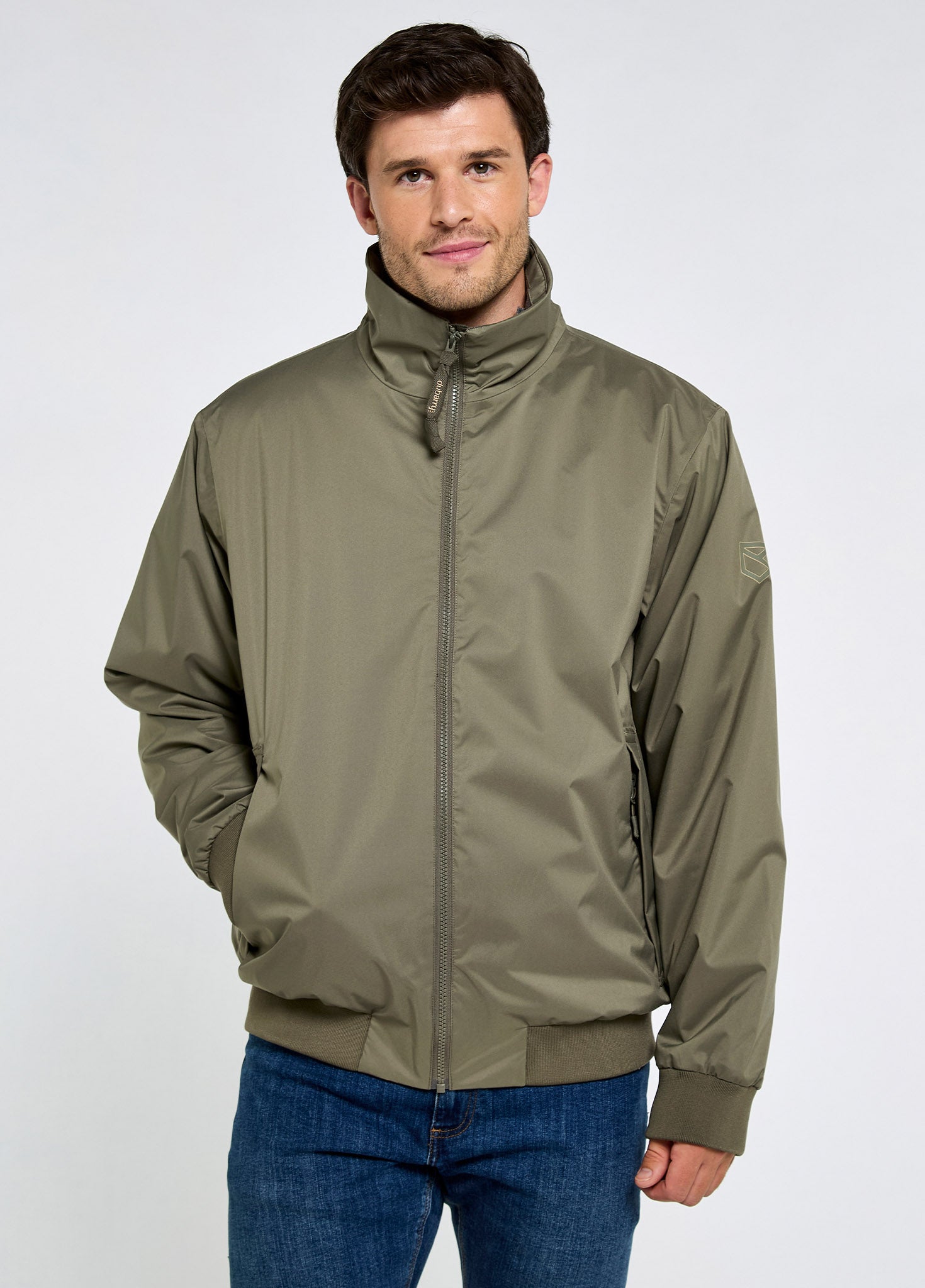 Starboard Men's Waterproof Blouson Jacket- Kelp