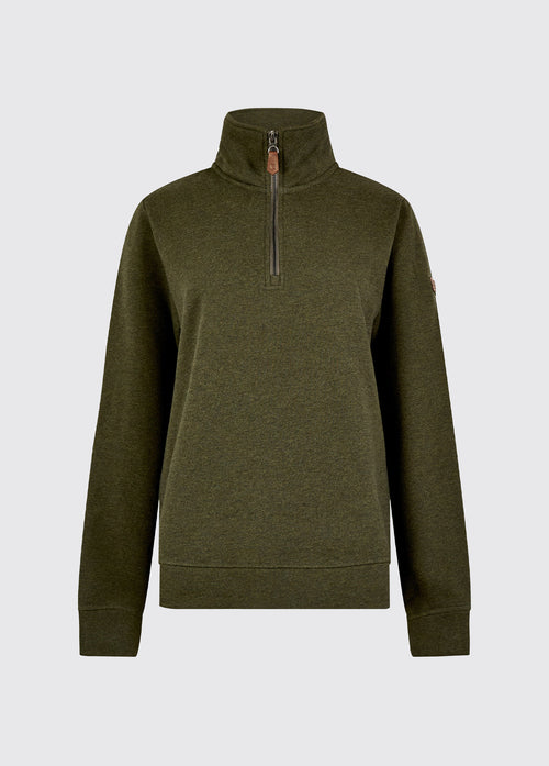 Summerhill Women's 1/4 Zip Sweatshirt - Olive