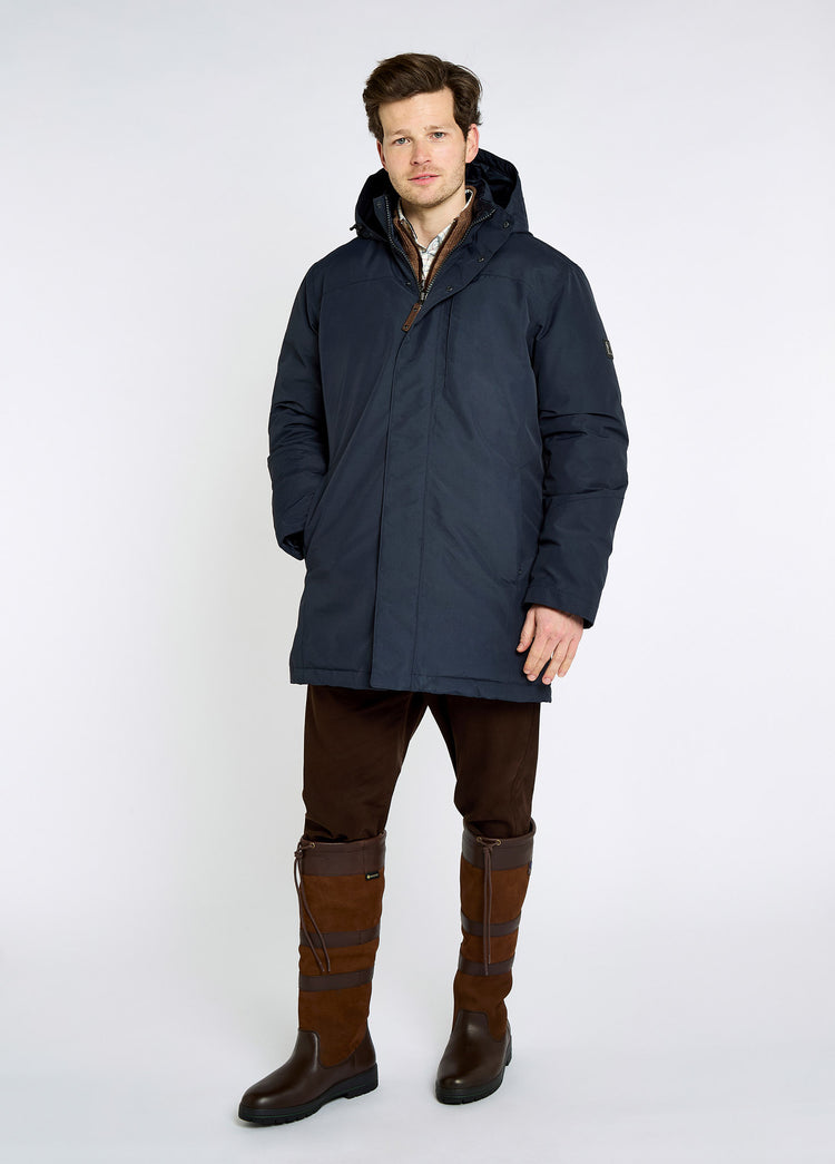 Swiftsheath Men’s waterproof, hooded down parka - Navy