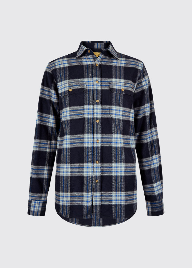 Townley Men’s hunting check shirt - Indigo
