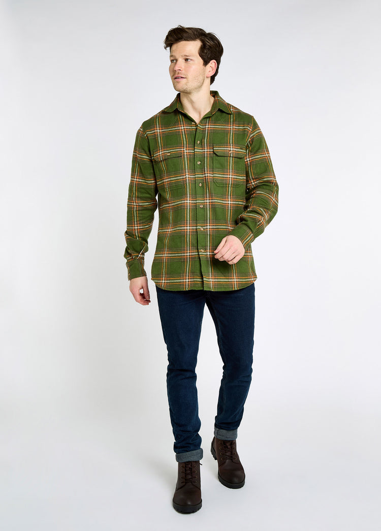 Townley Men’s hunting check shirt - Olive