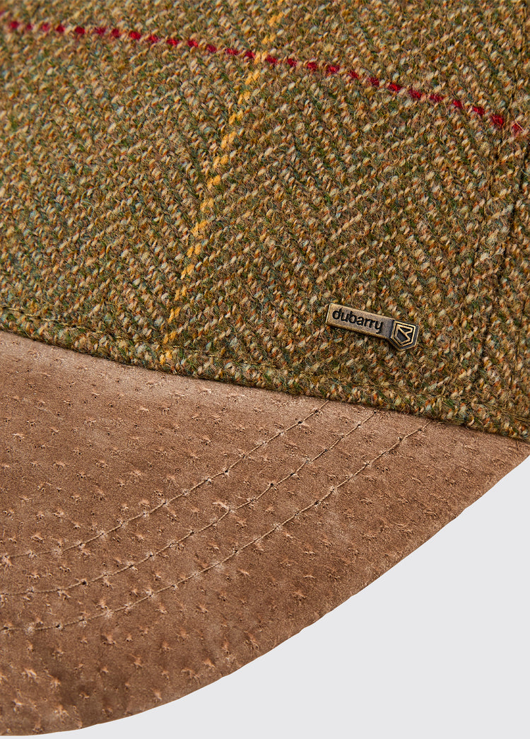 Dowd Mens Tweed Cap - Elm