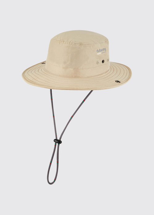 Genoa Brimmed Sun Hat - Stone