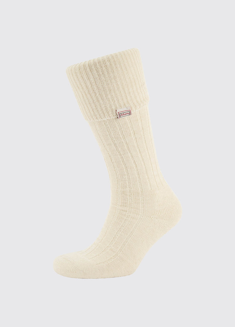 Alpaca Socks - Cream