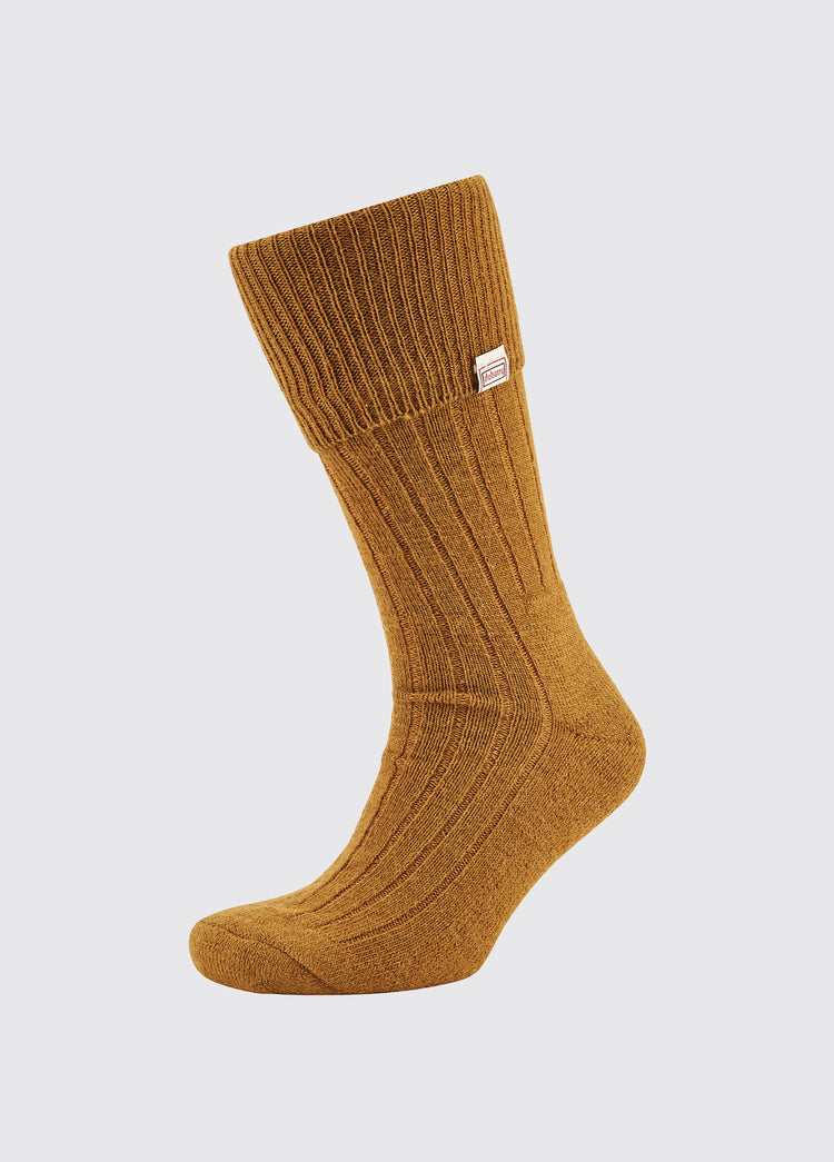 Alpaca Socks - Mustard