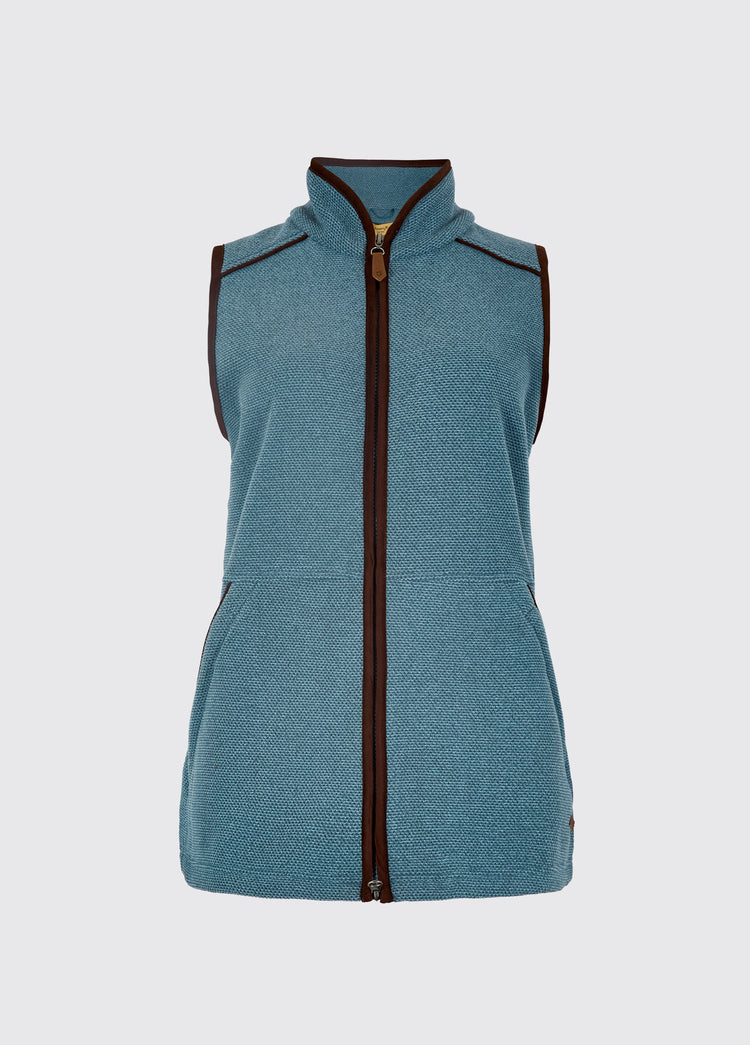 Carbury Fleece Gilet - Indigo