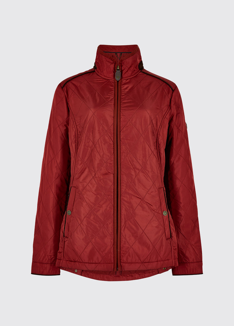 Glenfarne Women's Quilted Jacket - Red Pepper