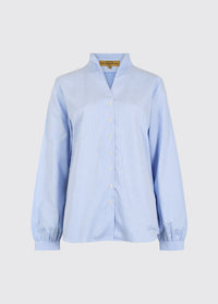 Woodsage Women’s cotton shirt - Blue
