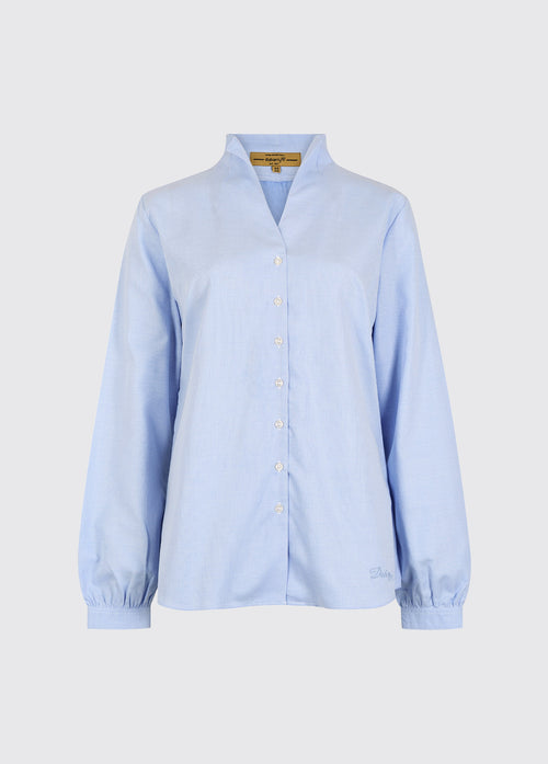 Woodsage Women’s cotton shirt - Blue