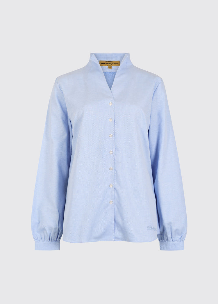 Woodsage Women’s cotton shirt - Blue