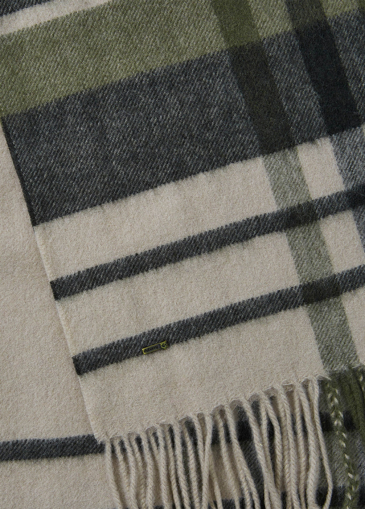 Kildavin Wool Scarf - Olive