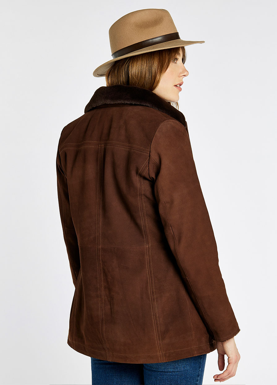 Topstitched Shearling Coat - Women - Ready-to-Wear