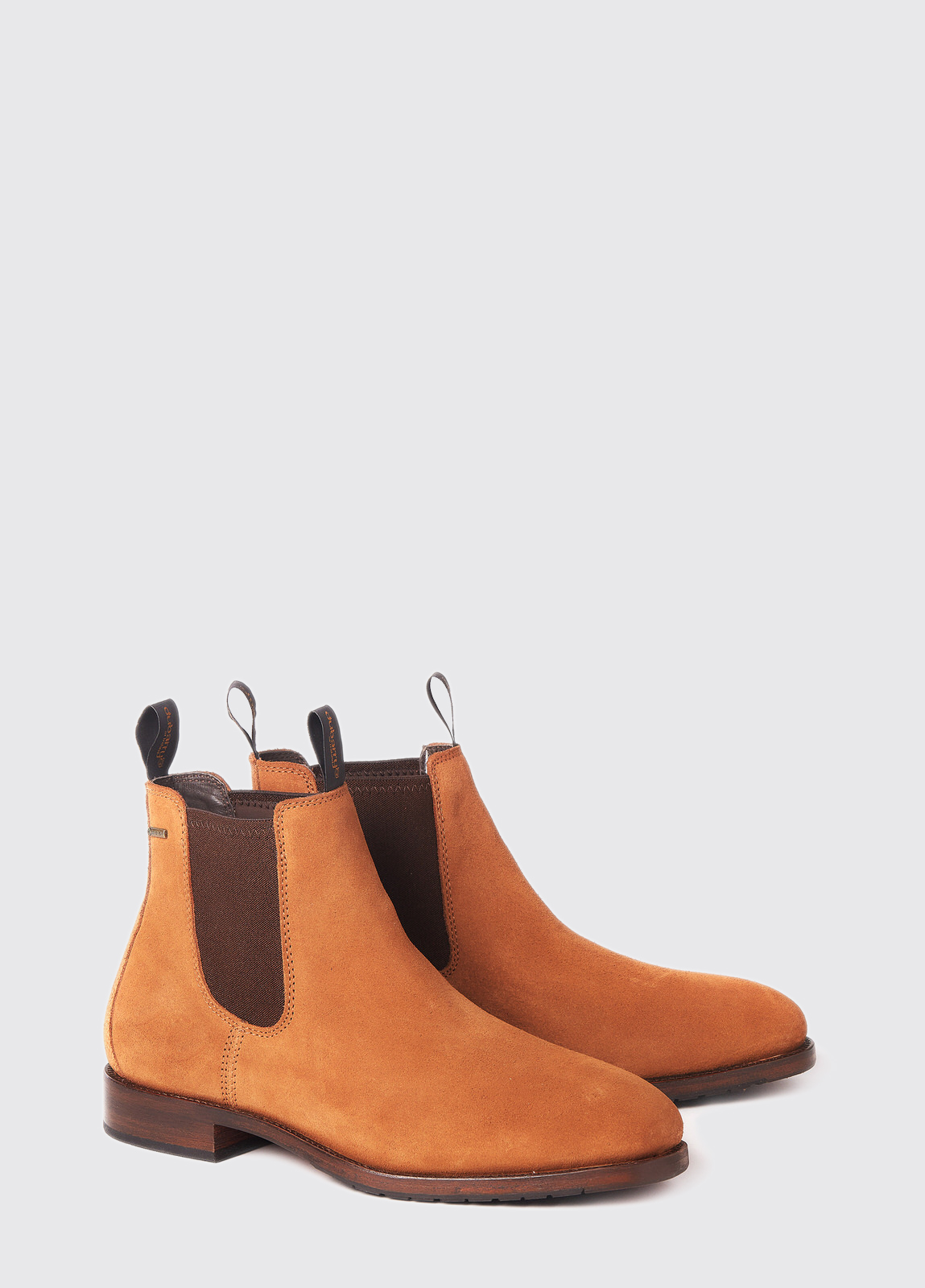 orange chelsea boots