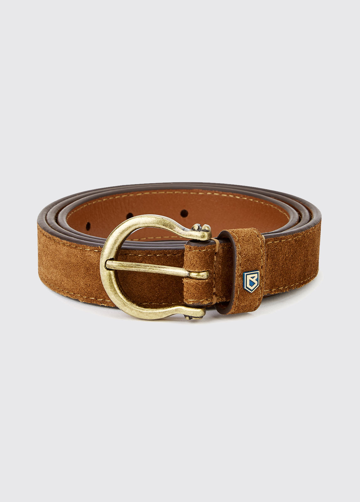 suede buckle belt