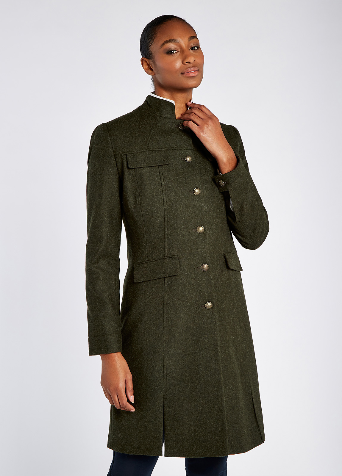 manteau militaire femme