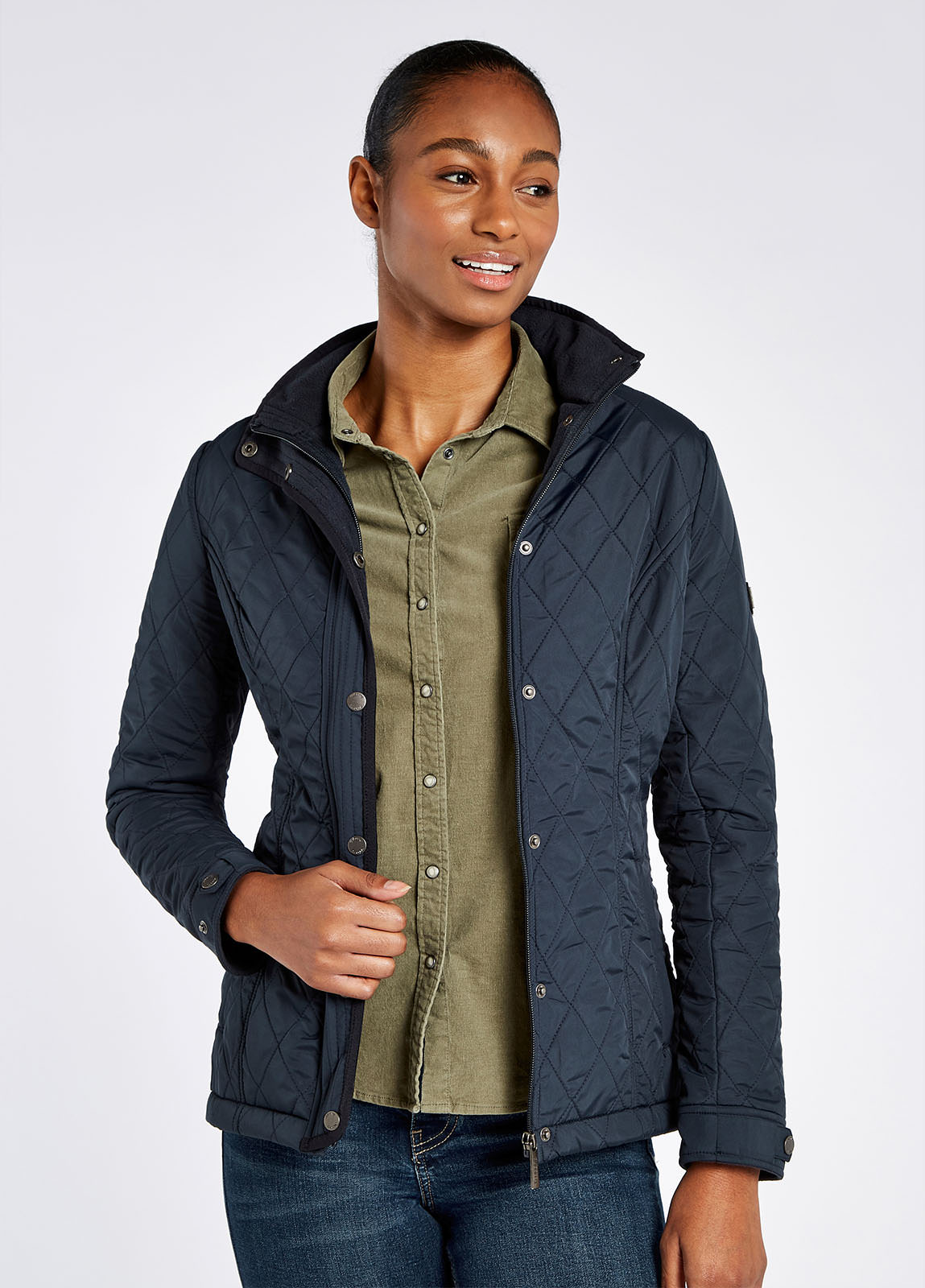 Camlodge Quilted Jacket Navy