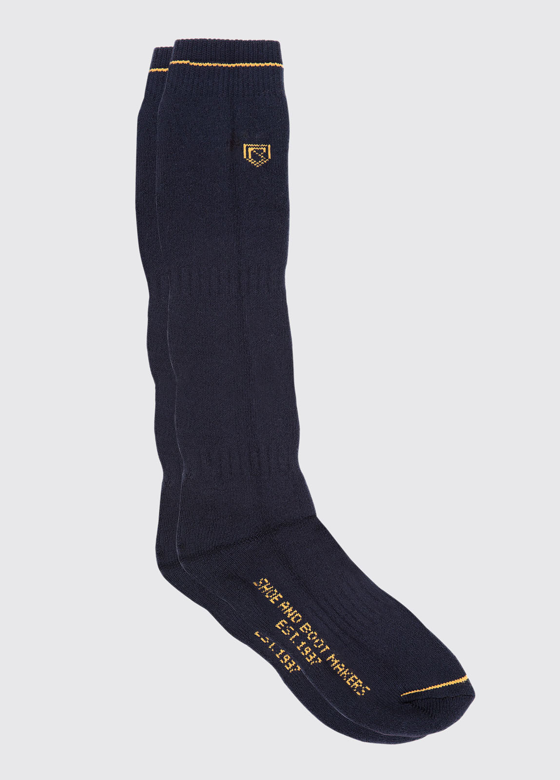 navy boot socks